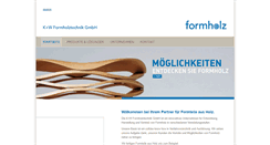 Desktop Screenshot of formholz.de