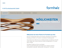 Tablet Screenshot of formholz.de